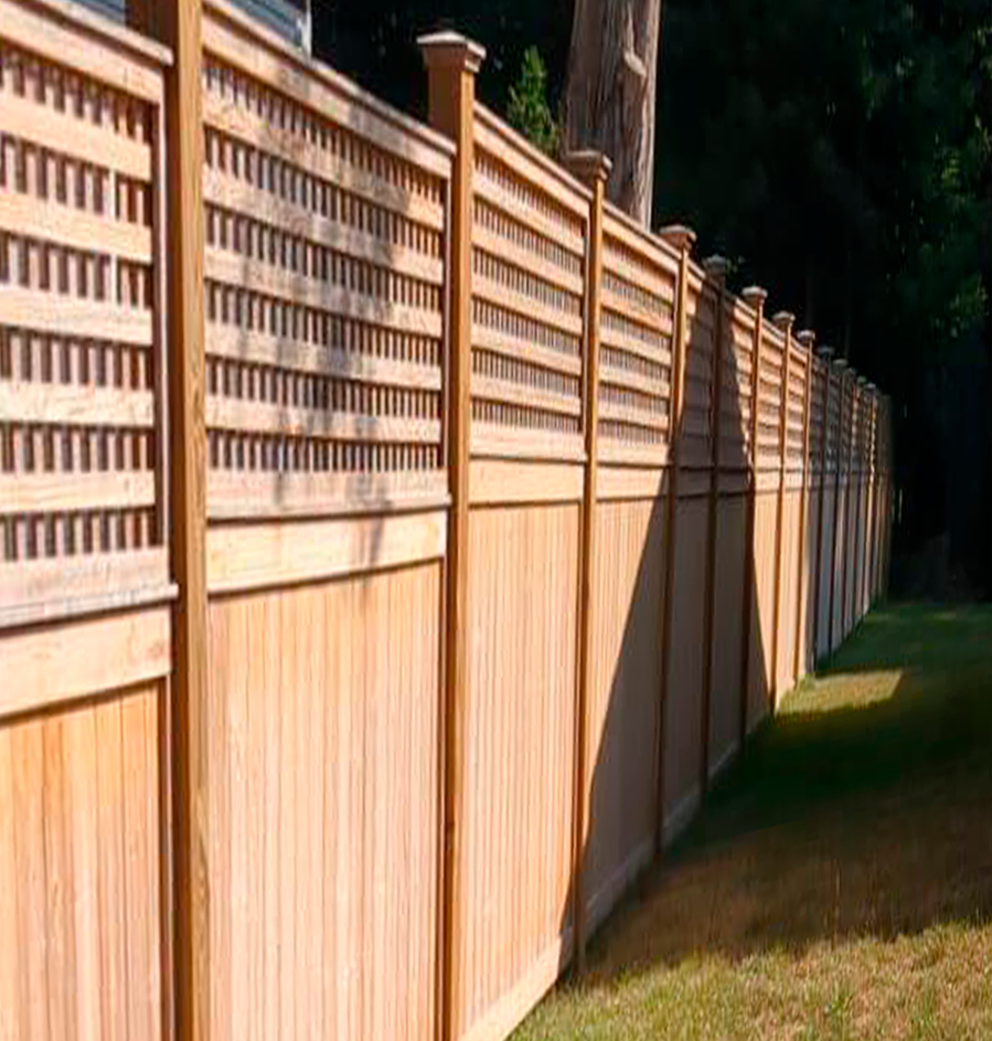 before fence painting